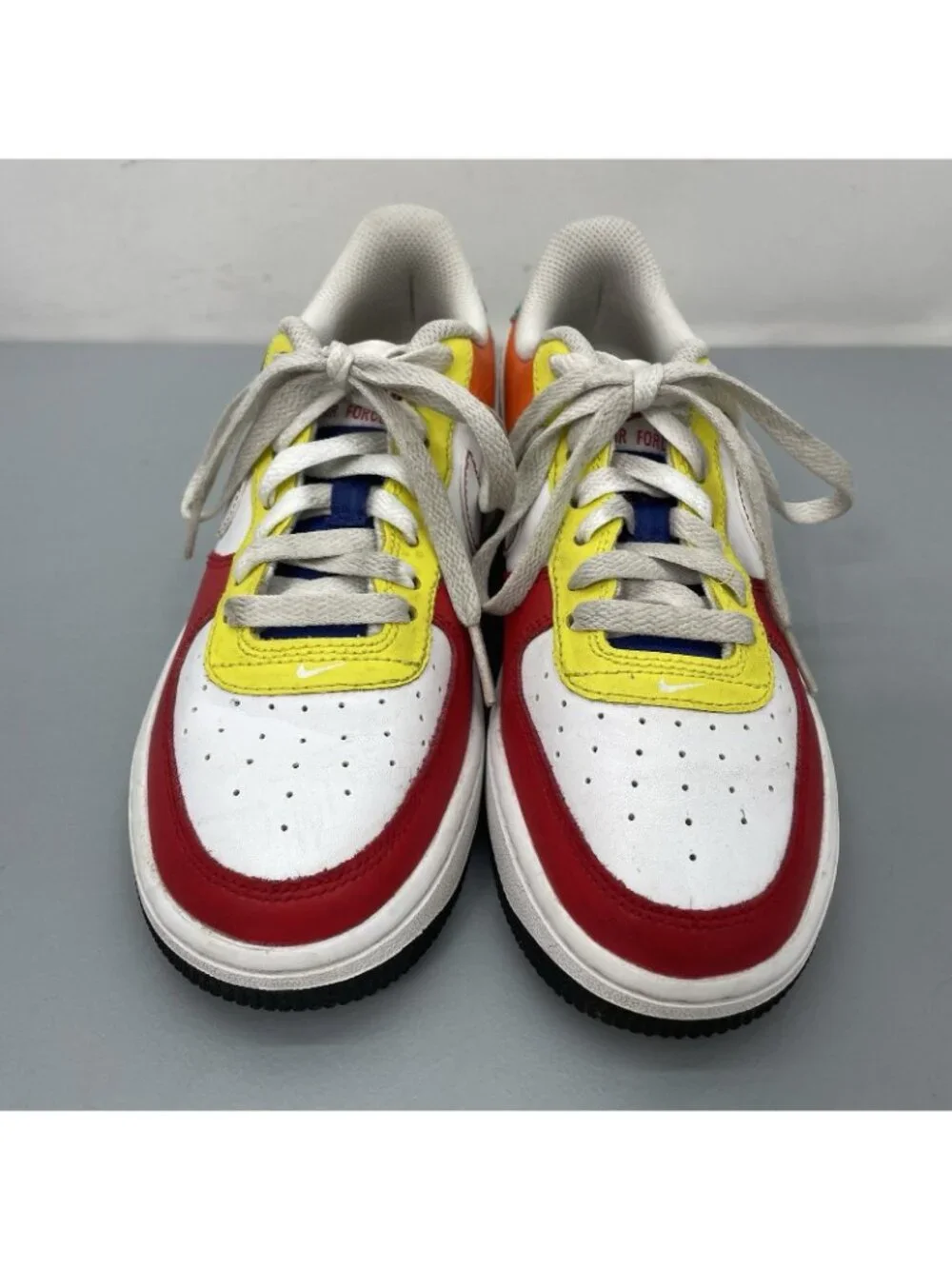 Nike Air Force 1 Low LV8 GS Rubik's Cube Sneakers Shoes Athletic Colorful Kids 4